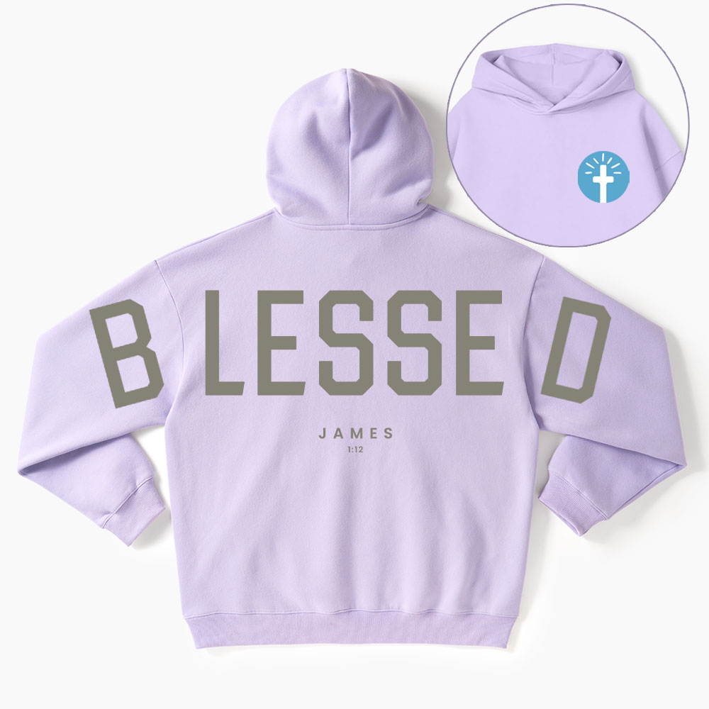 Blessed Guidingcross Premium Christian Fleece Hoodie