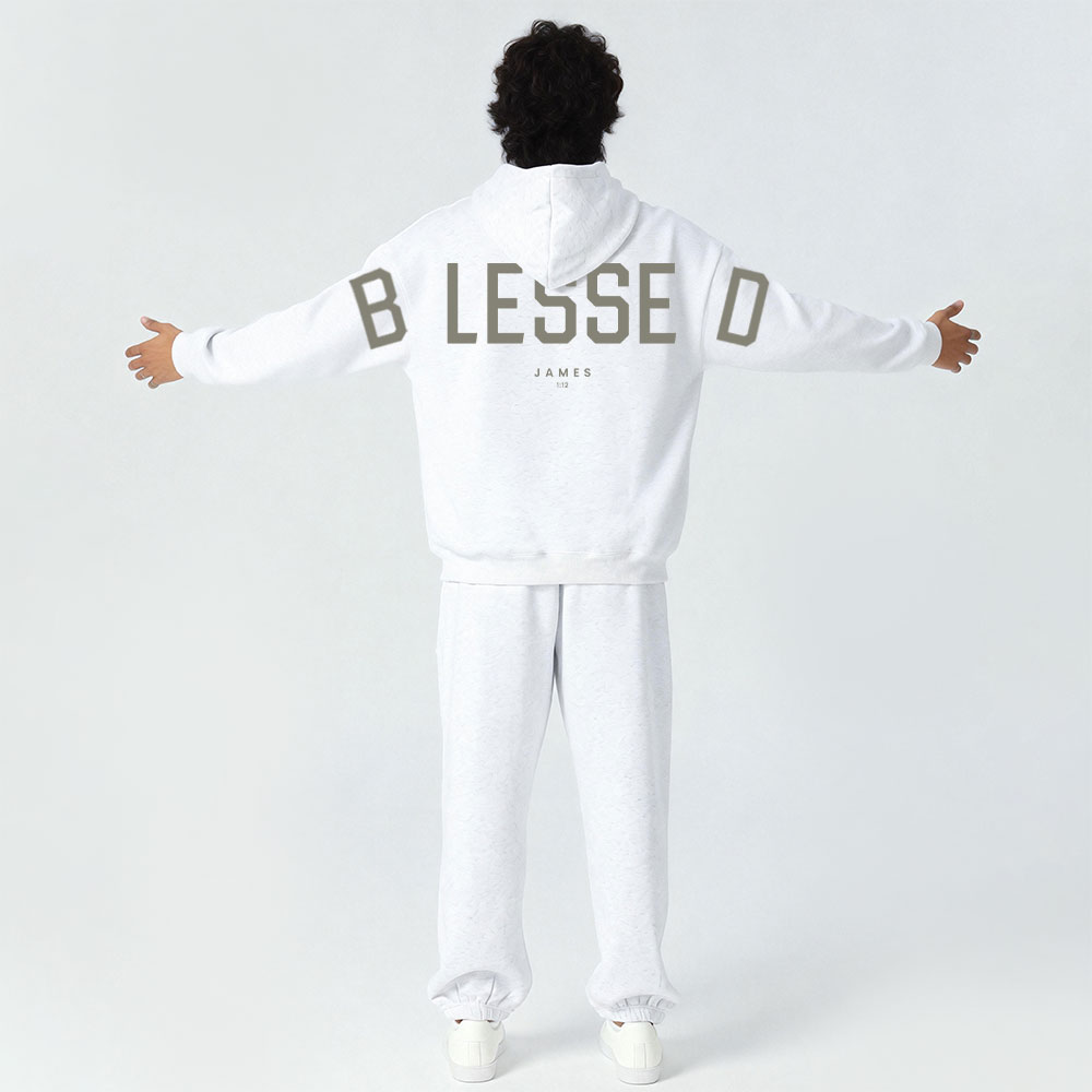 Blessed Guidingcross Premium Christian Fleece Hoodie