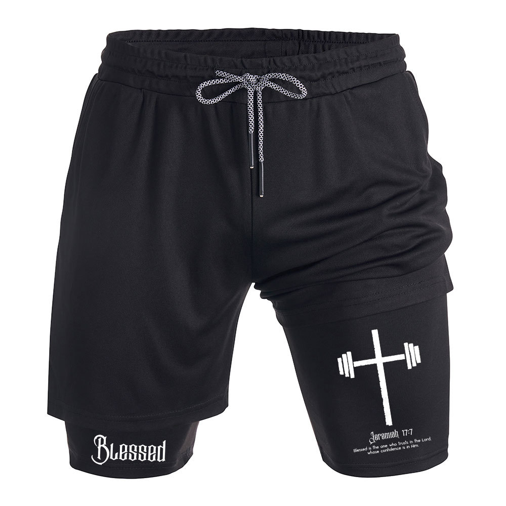 Blessed Is One Who Trusts In The Lord Christian Performance Shorts