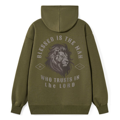 Blessed Is The Man Who Trust In The Lord Christian Classic Hoodie