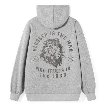 Blessed Is The Man Who Trust In The Lord Christian Classic Hoodie