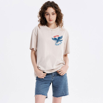 Blessed Is The Nation Whose God Is The Lord Christian Washed T-Shirt