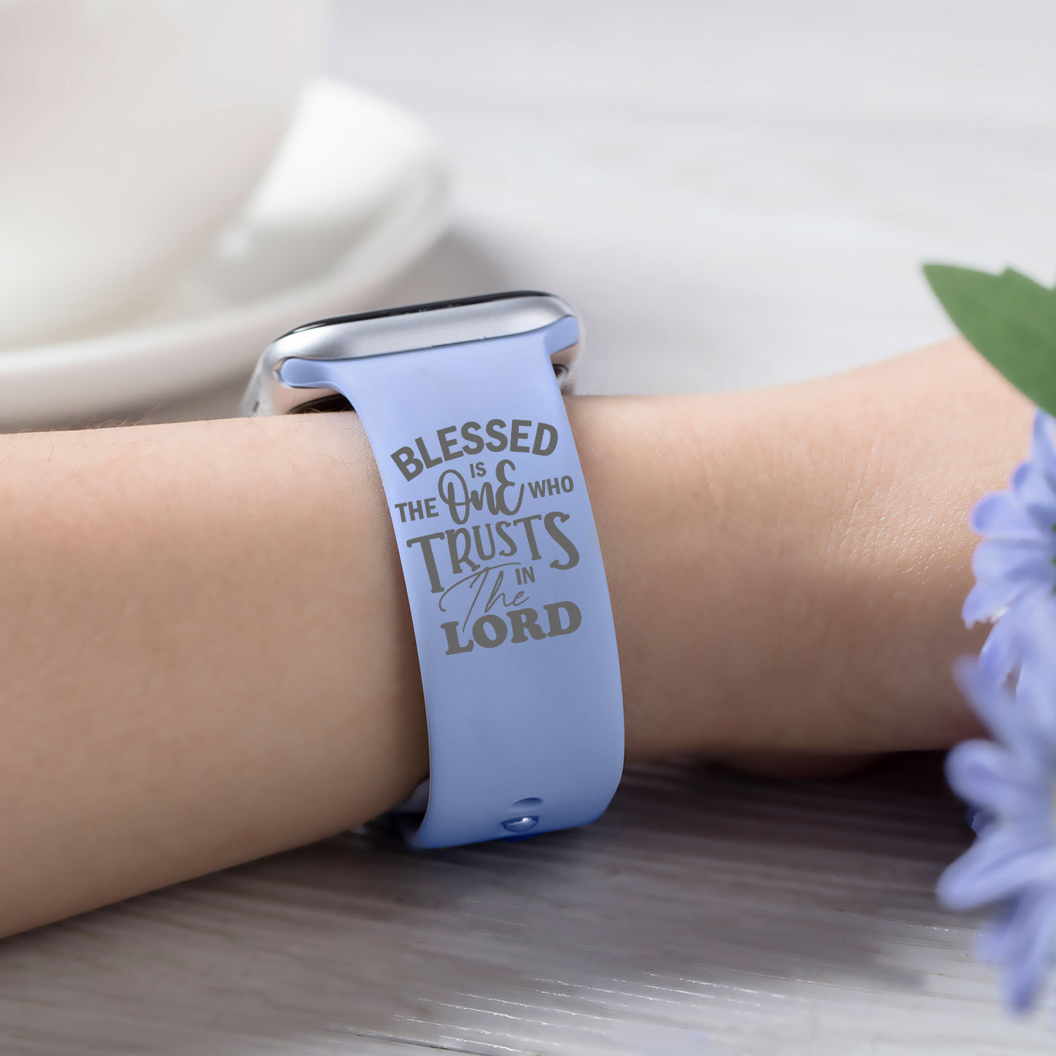 Blessed Is The One Who Trust In The Lord Christian Watch Band