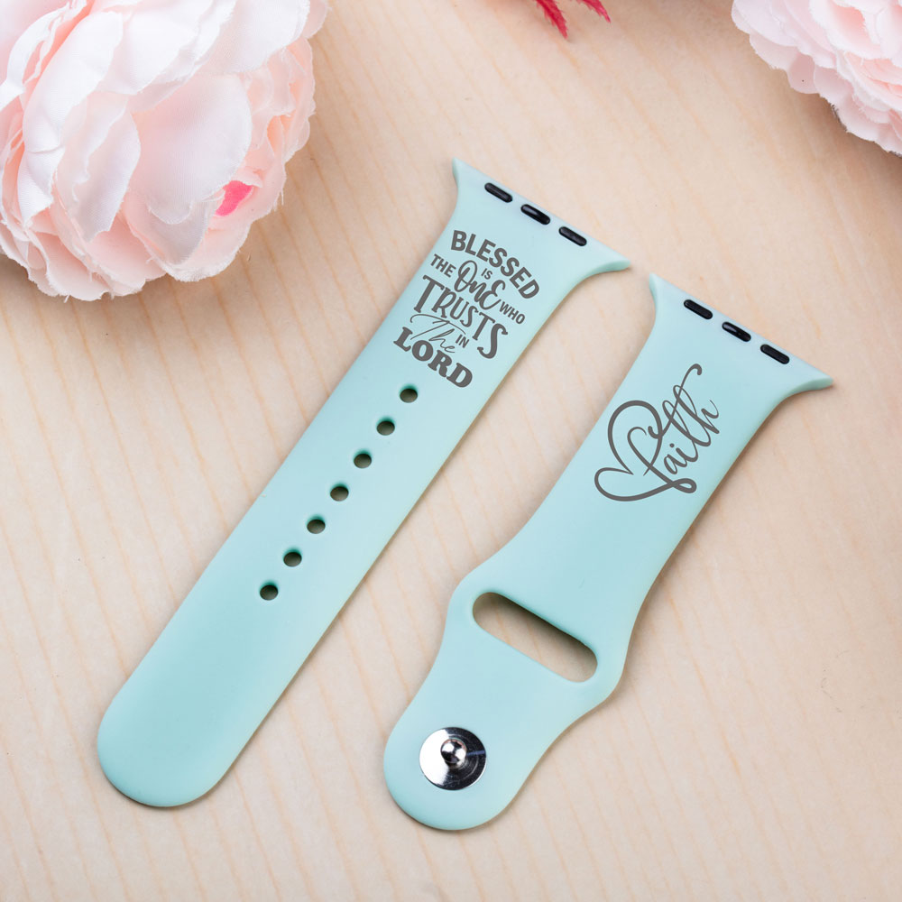 Blessed Is The One Who Trust In The Lord Christian Watch Band