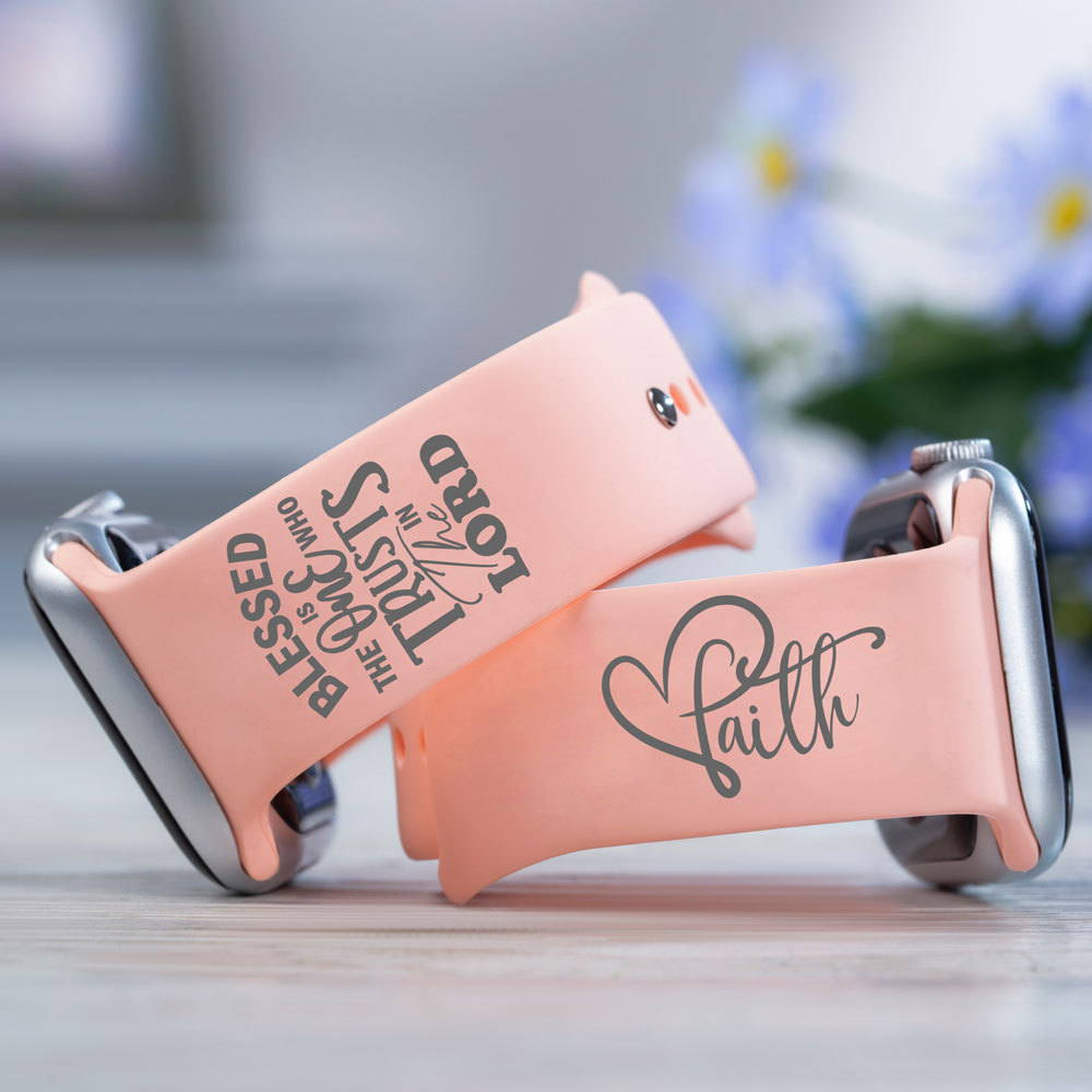 Blessed Is The One Who Trust In The Lord Christian Watch Band