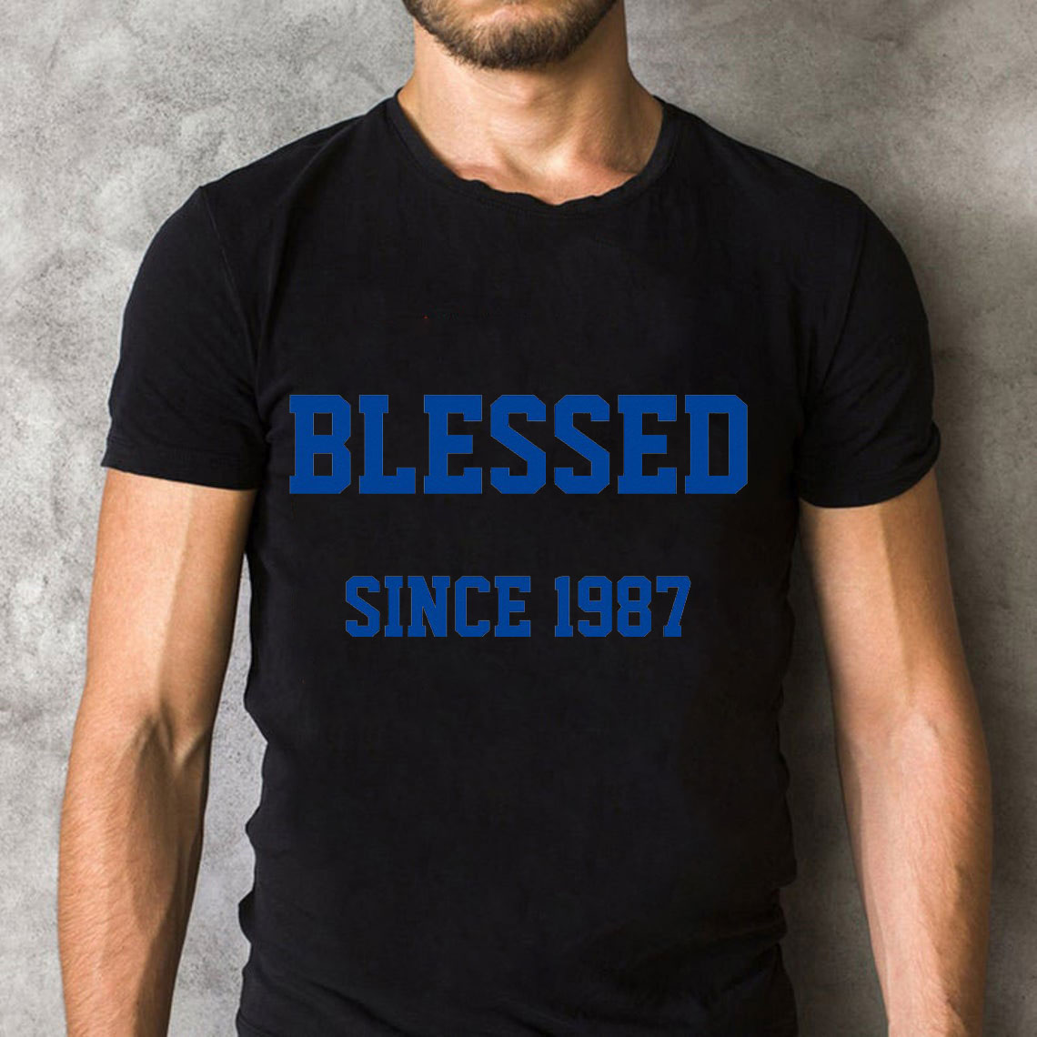 Blessed Since 1987 Christian T-Shirt