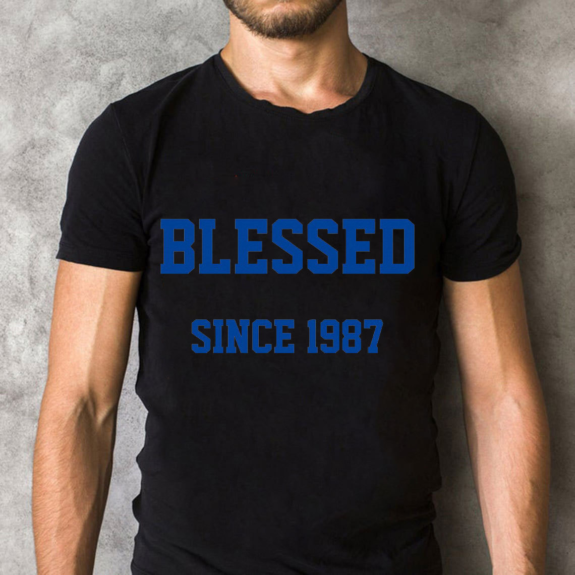 Blessed Since 1987 Christian T-Shirt