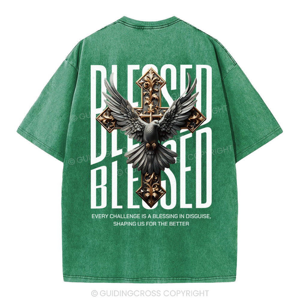 Blessed Streetwear Christian Washed T-Shirt