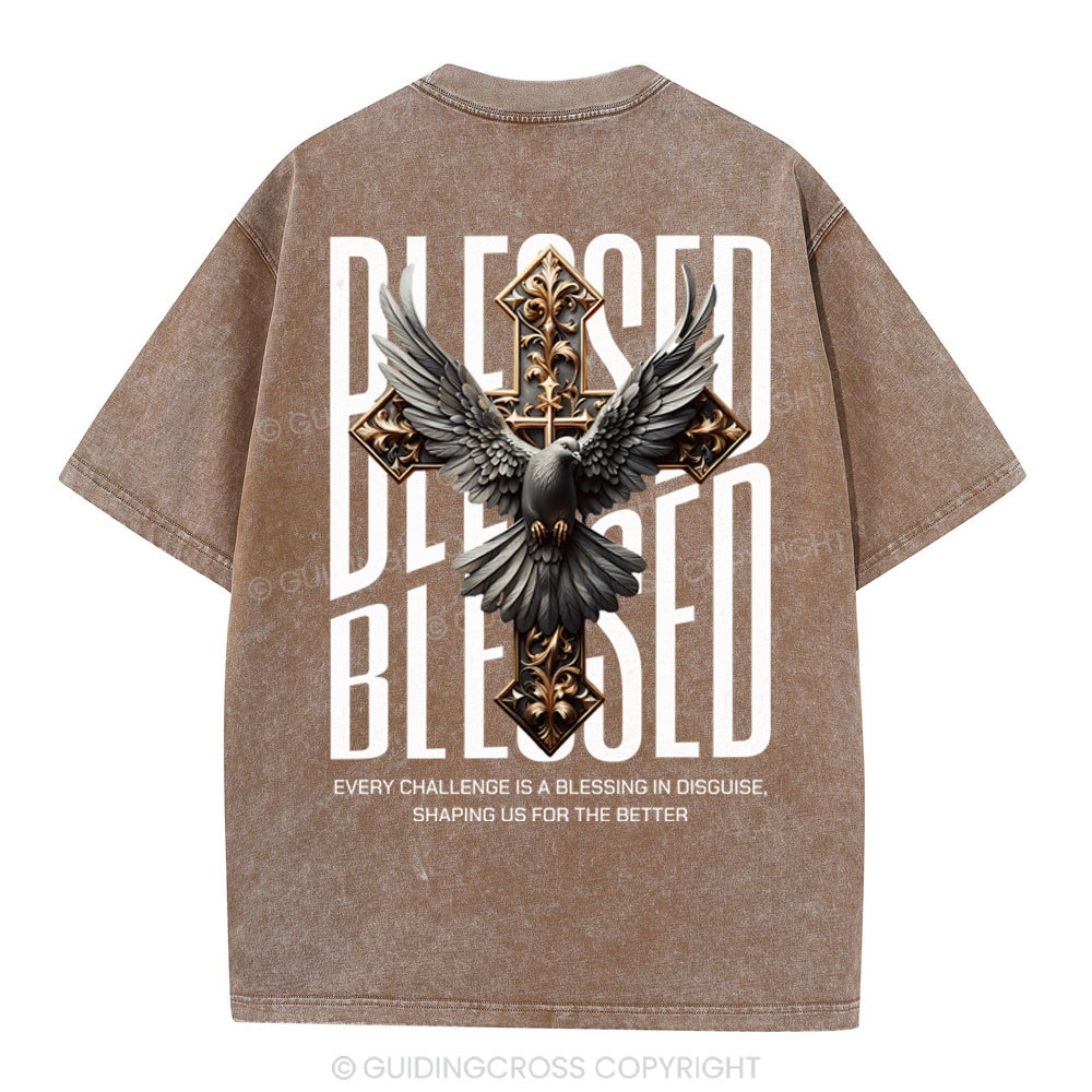 Blessed Streetwear Christian Washed T-Shirt