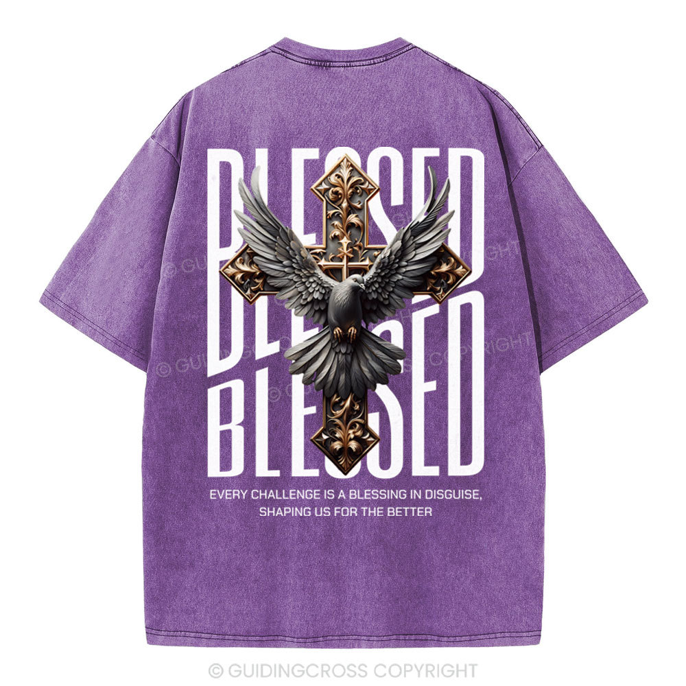 Blessed Streetwear Christian Washed T-Shirt