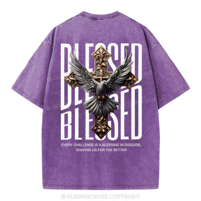 Blessed Streetwear Christian Washed T-Shirt