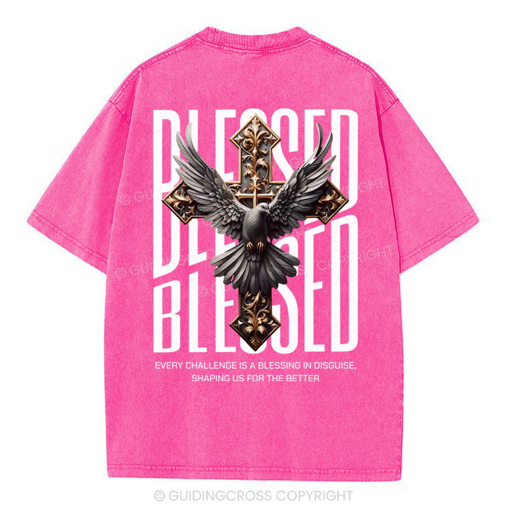 Blessed Streetwear Christian Washed T-Shirt