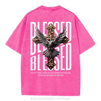 Blessed Streetwear Christian Washed T-Shirt