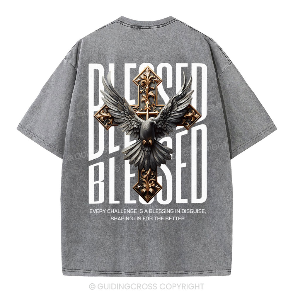 Blessed Streetwear Christian Washed T-Shirt