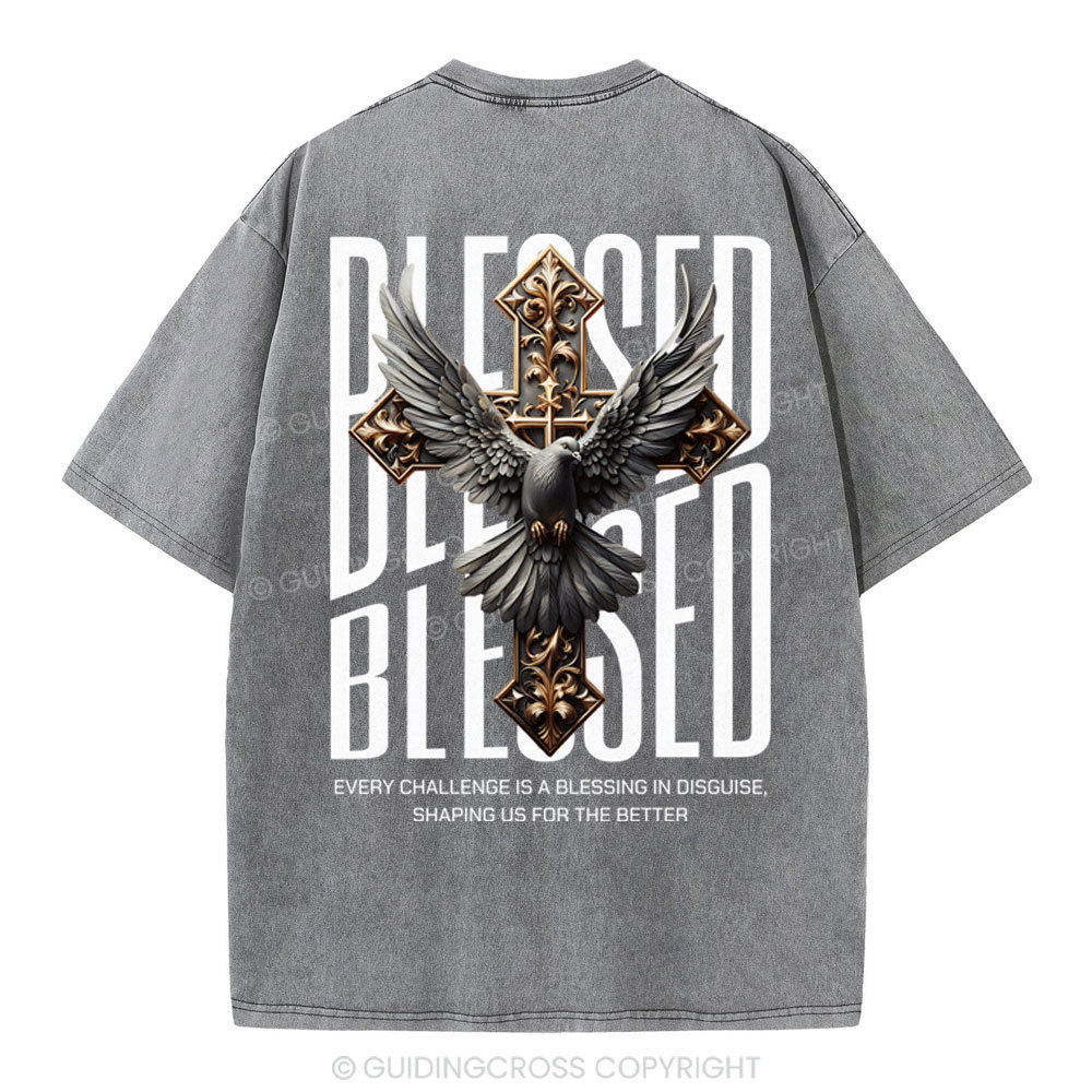 Blessed Streetwear Christian Washed T-Shirt