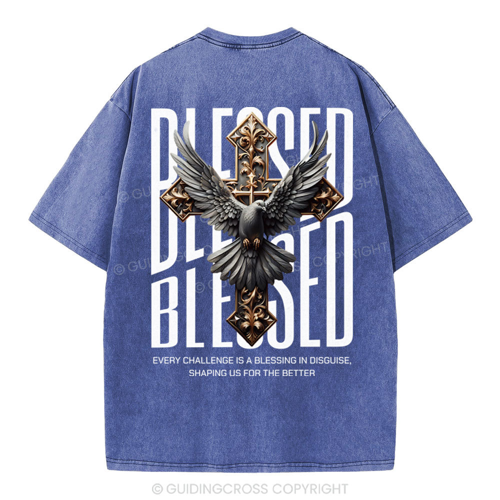 Blessed Streetwear Christian Washed T-Shirt