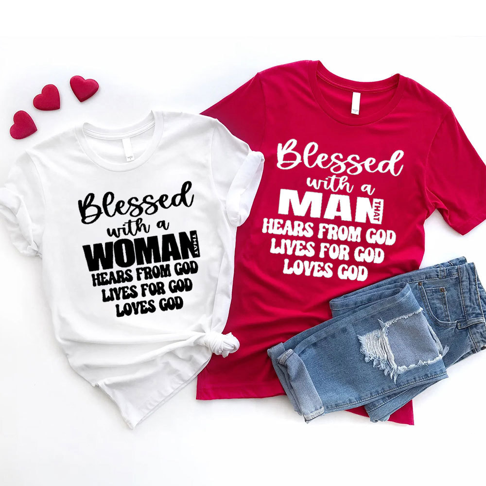 Blessed With A Women Christian Couple T-Shirt