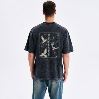 Blessed Christian Washed T-Shirt