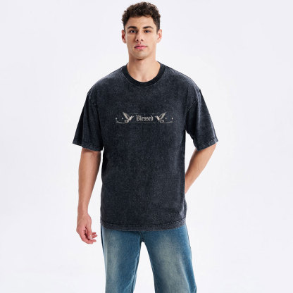 Blessed Christian Washed T-Shirt