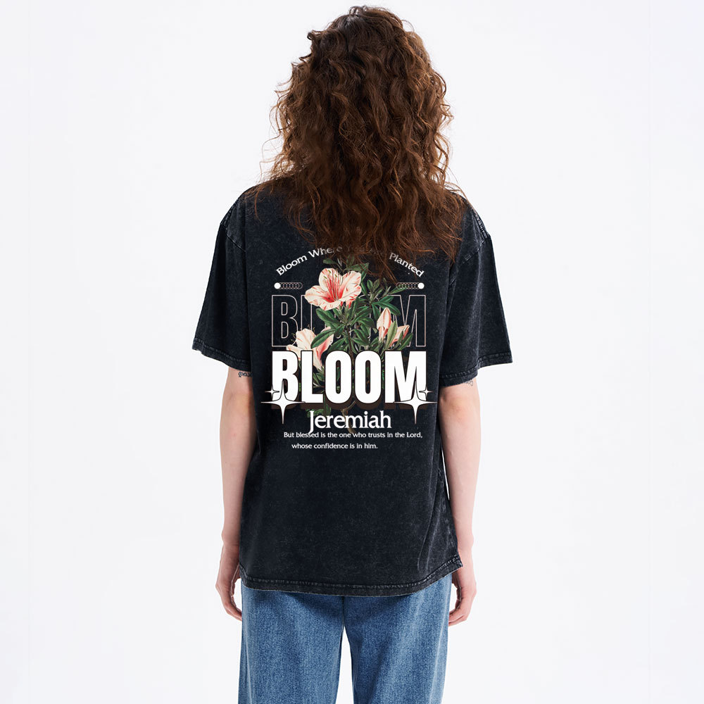 Bloom Christian Washed T-Shirt