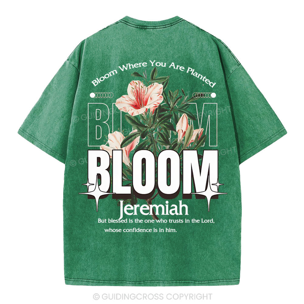 Bloom Christian Washed T-Shirt