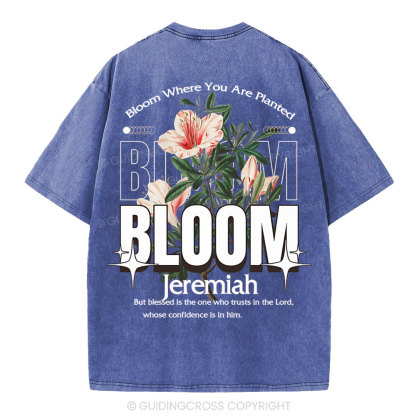 Bloom Christian Washed T-Shirt