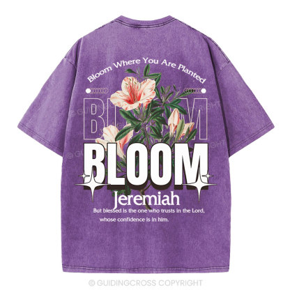 Bloom Christian Washed T-Shirt