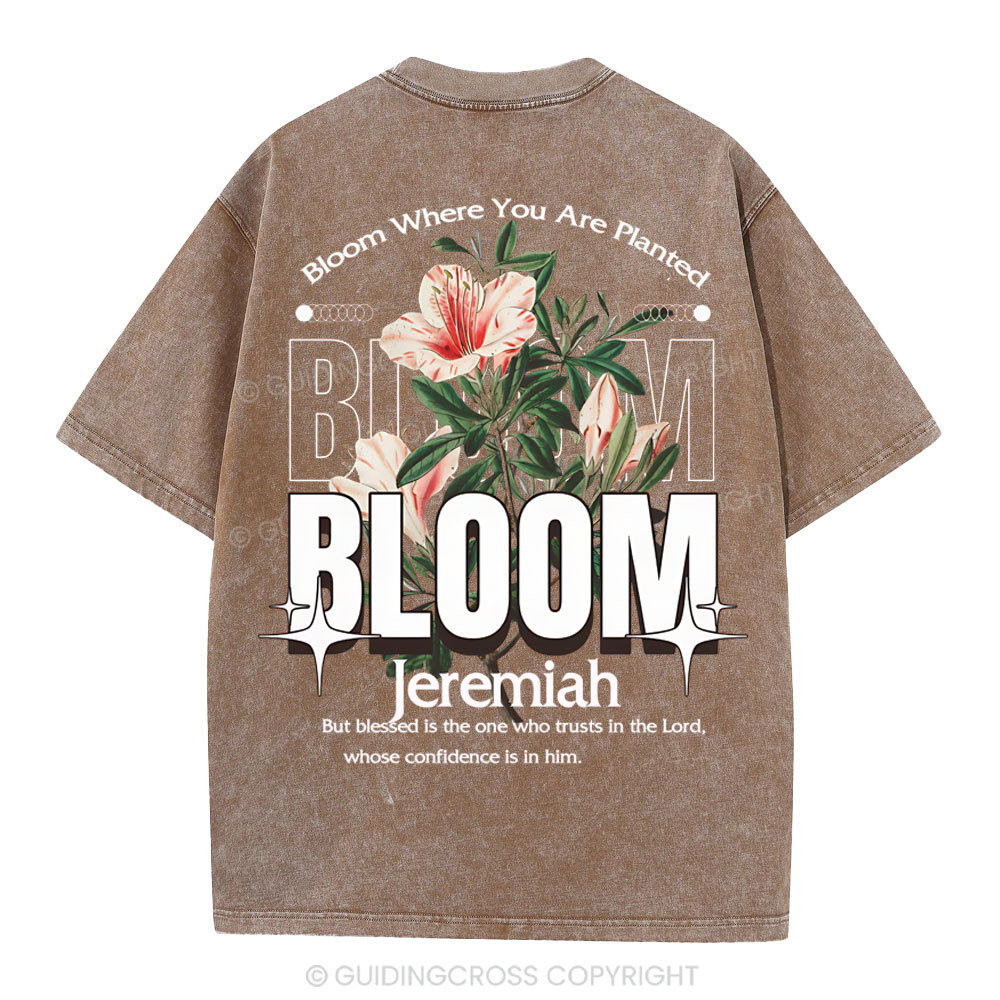 Bloom Christian Washed T-Shirt