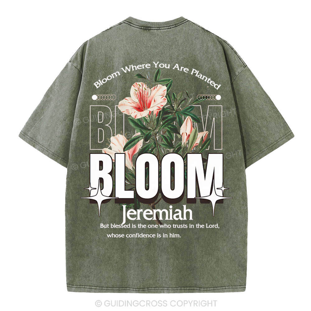 Bloom Christian Washed T-Shirt