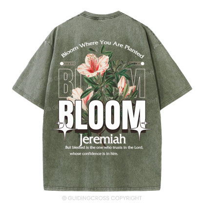 Bloom Christian Washed T-Shirt