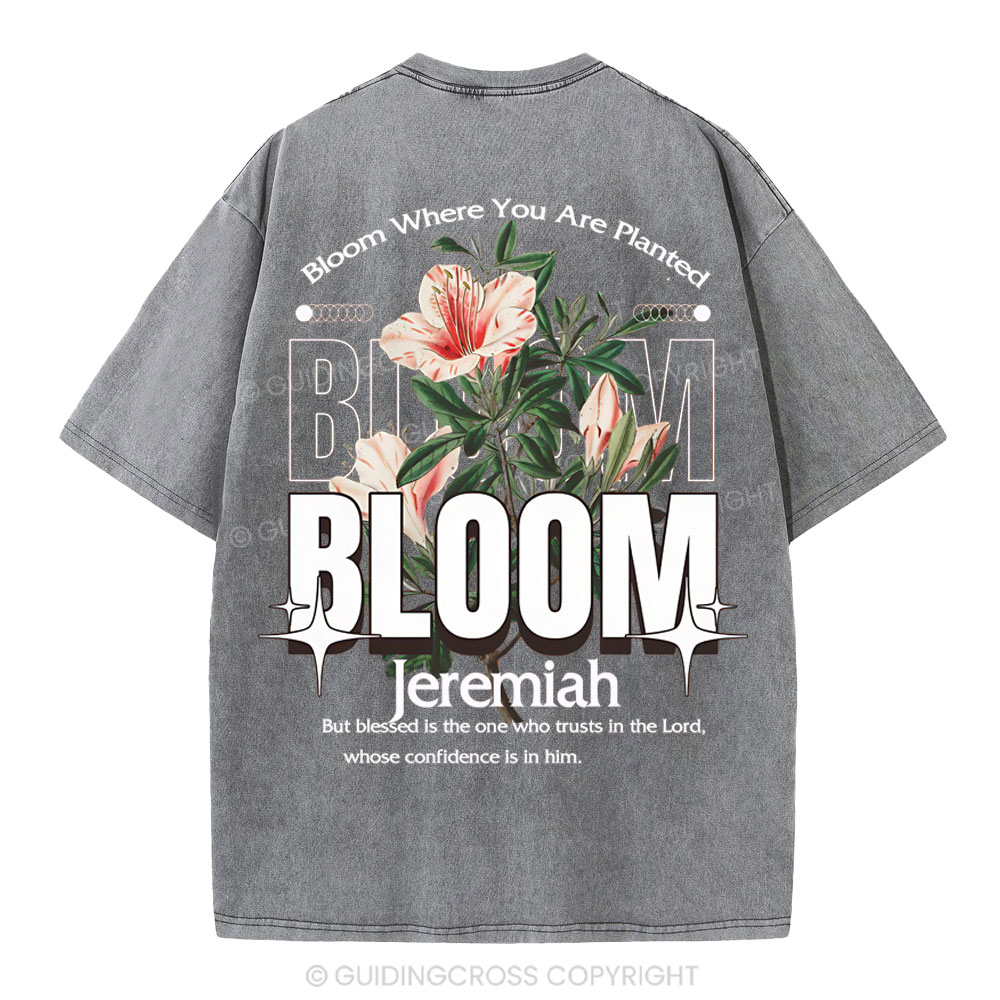 Bloom Christian Washed T-Shirt