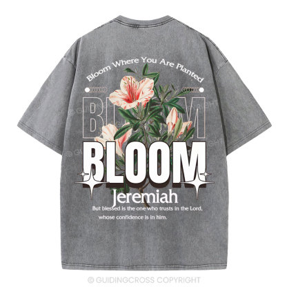 Bloom Christian Washed T-Shirt
