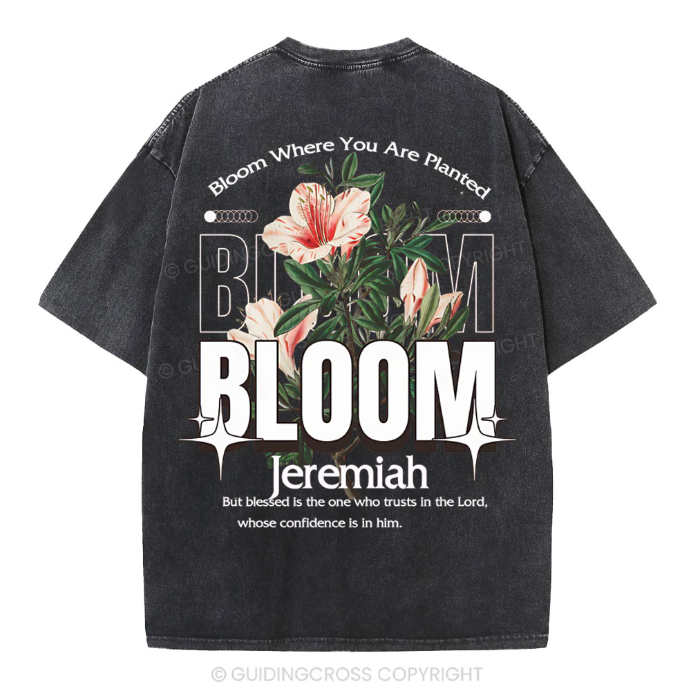 Bloom Christian Washed T-Shirt