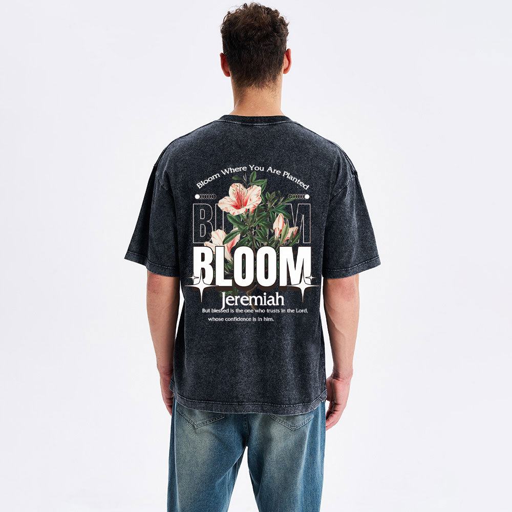 Bloom Christian Washed T-Shirt