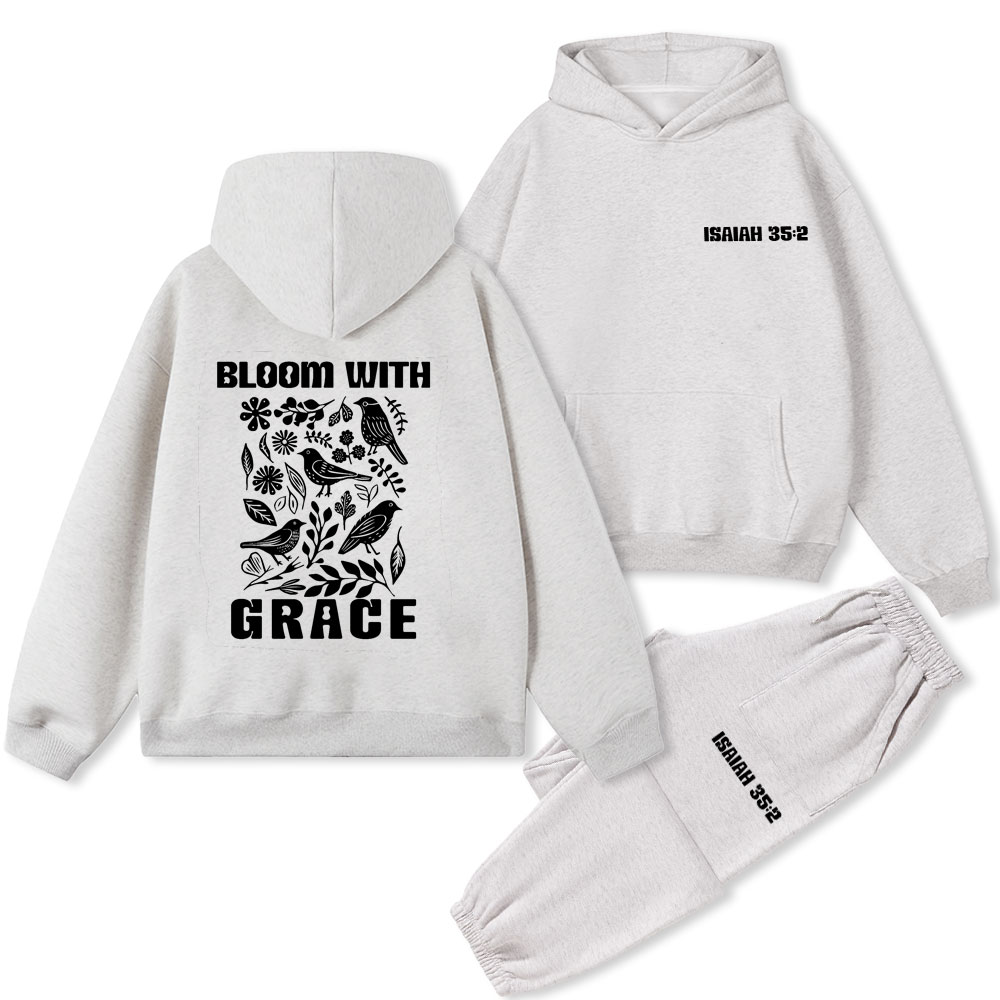 Bloom With Grace Christian Washed T-Shirt
