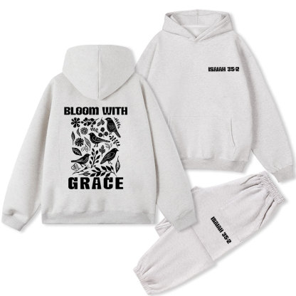 Bloom With Grace Christian Washed T-Shirt