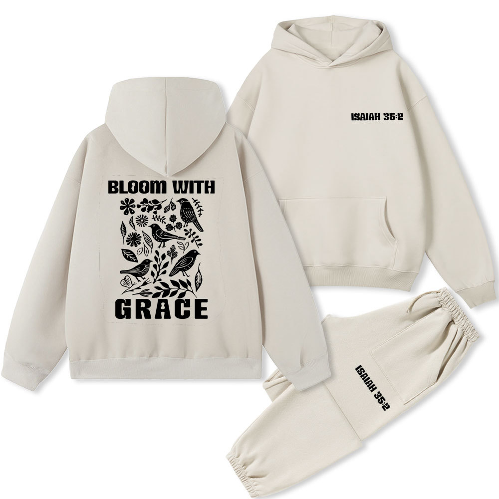 Bloom With Grace Christian Washed T-Shirt