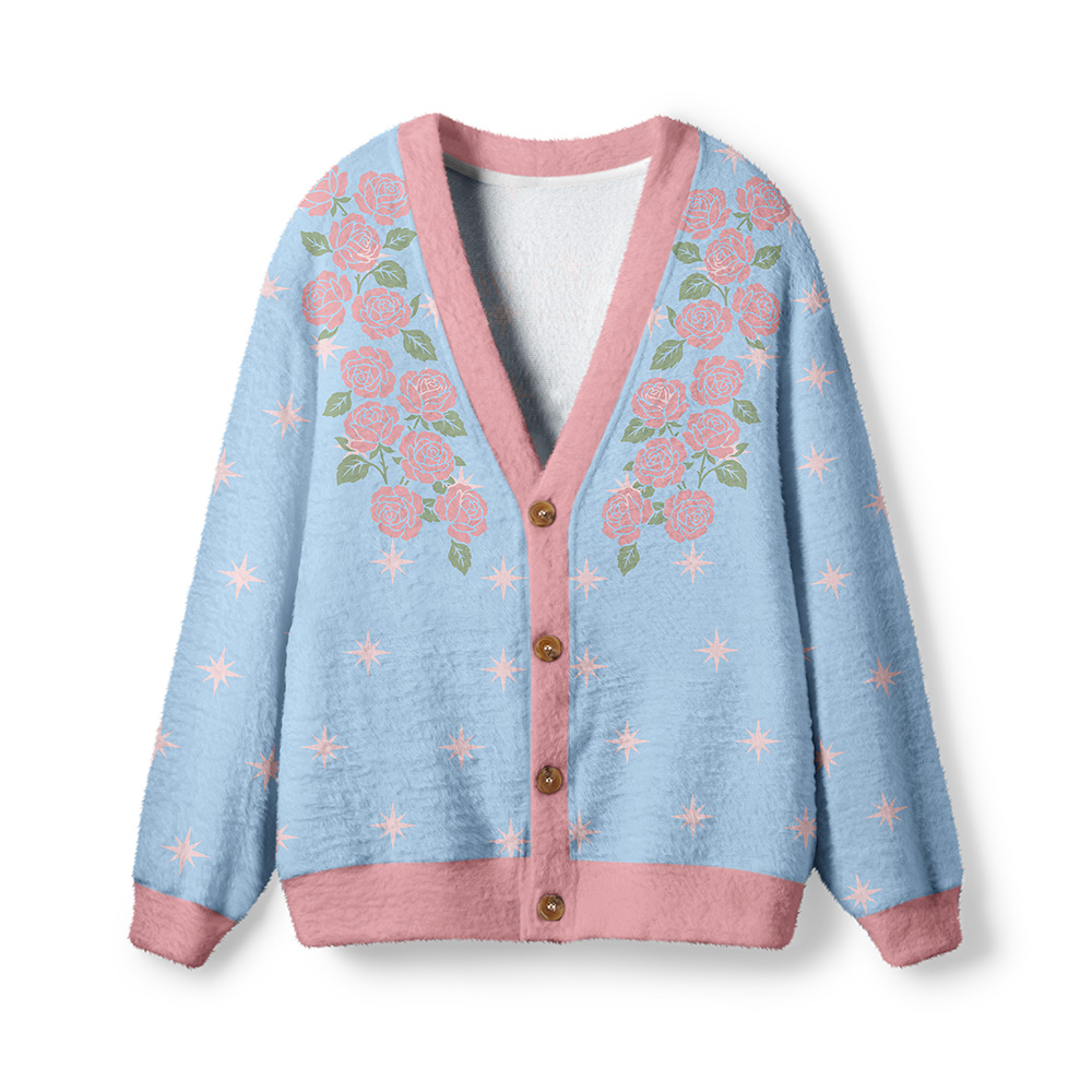 Blossom As The Roses Christian Lightweight Cardigan