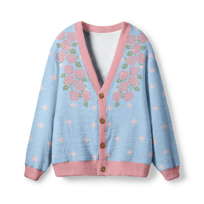 Blossom As The Roses Christian Lightweight Cardigan