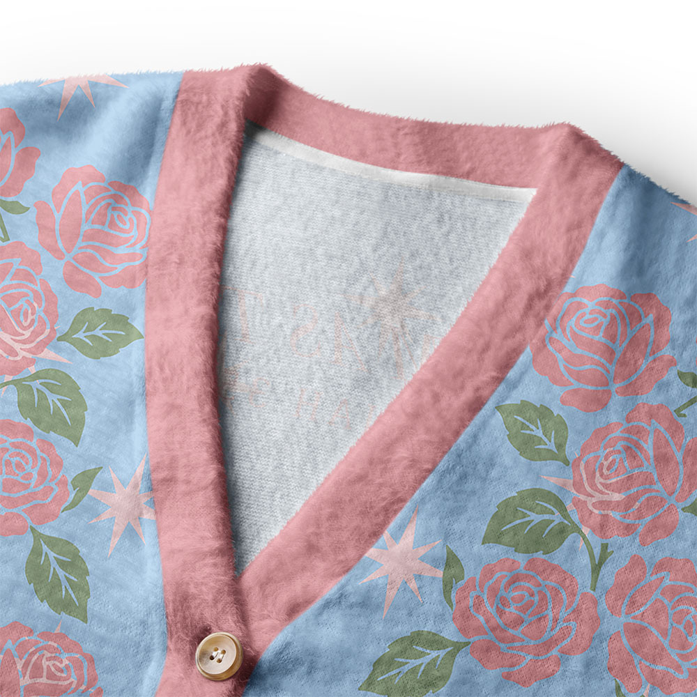 Blossom As The Roses Christian Lightweight Cardigan