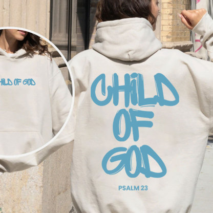 Blue Child Of God Christian Fleece Hoodie Set