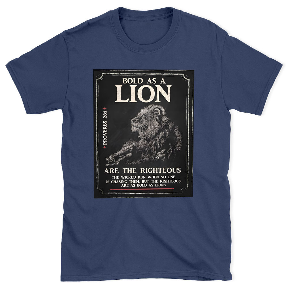 Bold As A Lion Christian T-Shirt