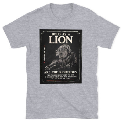 Bold As A Lion Christian T-Shirt