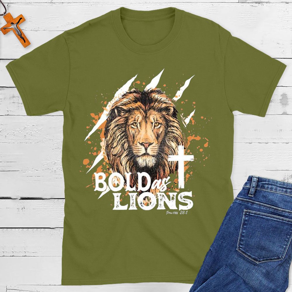 Bold As Lion Christian T-Shirt