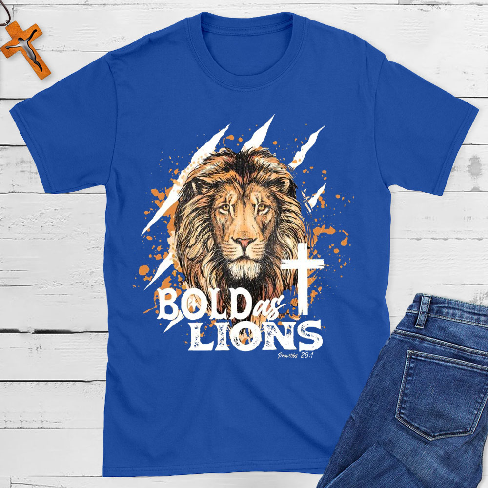 Bold As Lion Christian T-Shirt