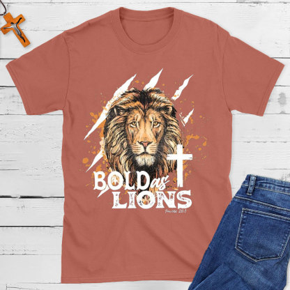Bold As Lion Christian T-Shirt