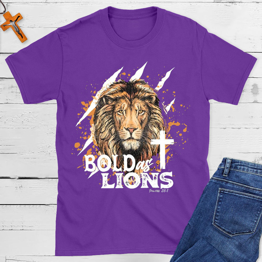Bold As Lion Christian T-Shirt