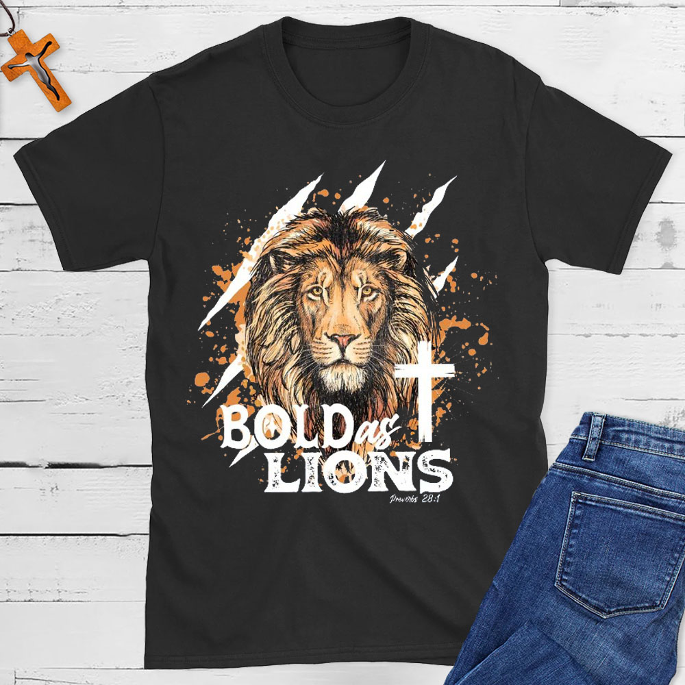 Bold As Lion Christian T-Shirt