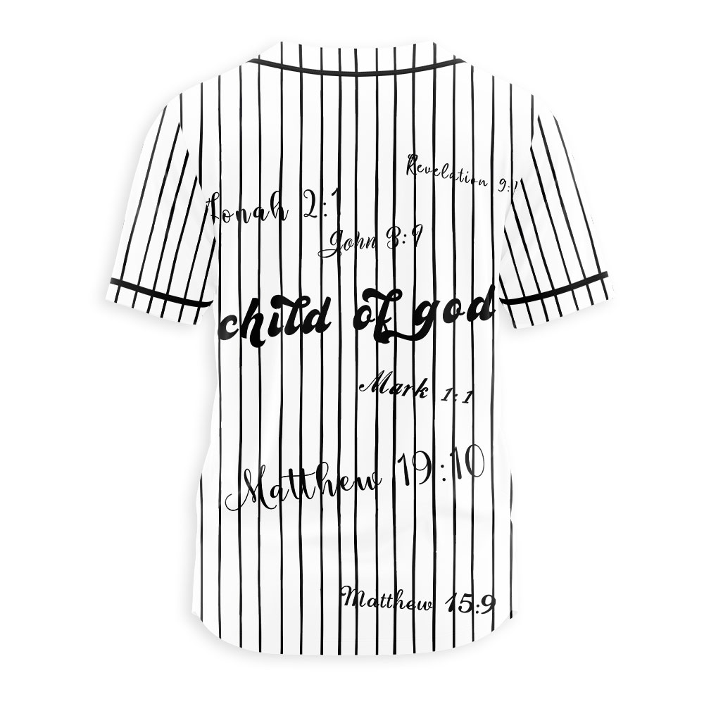 Book Of The Bible Christian Baseball Jersey