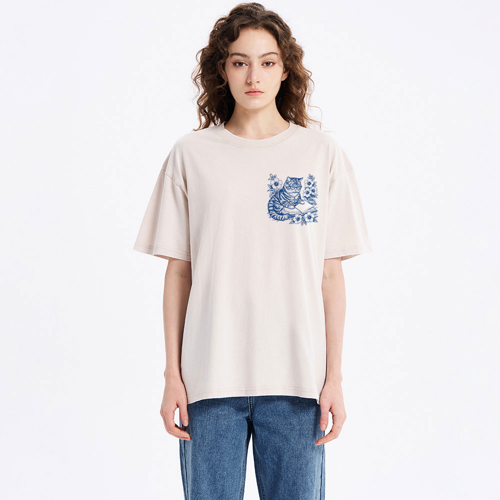 Booked With The Word Christian Washed T-Shirt